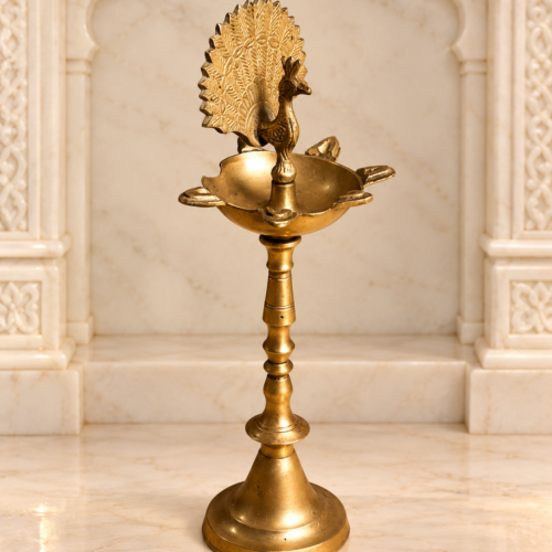 Vintage brass beautiful diya